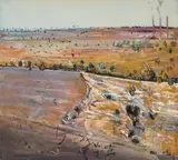 Barwon in flood II by Fred Williams, 1978, oil on canvas, sold Aug 2026