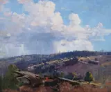Sassafras by Arthur Streeton, 1926, oil on canvas, sold Aug 2026