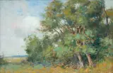 Macedon landscape (View from Hesket) by Frederick McCubbin, c.1910 – 1912, oil on canvas, sold Aug 2026