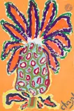 Le Palmier by Malcolm de Chazal, Gouache sur traits de crayon, sold Dec 2025