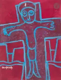 Crucifixion by Jean-Joseph Sanfourche, vers 1984, Huile et gouache sur papier, sold Dec 2025