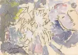 Masque. 1960 by Anatoly Timofeevitch Zverev, Gouache, sold Dec 2025