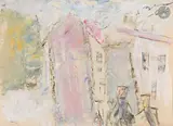 La ville. 1960 by Anatoly Timofeevitch Zverev, Gouache, sold Dec 2025