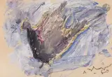 Oiseau. 1960 by Anatoly Timofeevitch Zverev, Gouache, sold Dec 2025