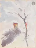 Hiver. 1961 by Anatoly Timofeevitch Zverev, Gouache, sold Dec 2025