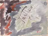 Rupture. 1961 by Anatoly Timofeevitch Zverev, Gouache, sold Dec 2025