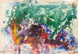 Chevaux. 1961 by Anatoly Timofeevitch Zverev, Gouache, sold Dec 2025