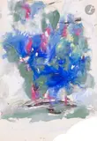 Холодеое утро (Matin froid). 1961 by Anatoly Timofeevitch Zverev, Gouache, sold Dec 2025