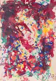 Портрет художника (Portrait d'un artiste). 1961 by Anatoly Timofeevitch Zverev, Gouache, sold Dec 2025