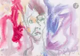 Автопортрет (Autoportrait). 1961 by Anatoly Timofeevitch Zverev, Gouache, sold Dec 2025