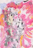 Цветок (Fleur). 1961 by Anatoly Timofeevitch Zverev, Gouache, sold Dec 2025