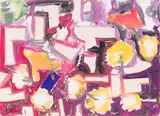 Город (La ville). 1961 by Anatoly Timofeevitch Zverev, Gouache, sold Dec 2025