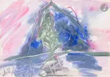 Отраженная (Refletée) by Anatoly Timofeevitch Zverev, Gouache, sold Dec 2025