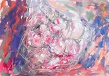 [С]авоська (filet à provision). 1961 by Anatoly Timofeevitch Zverev, Gouache, sold Dec 2025