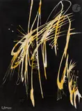 Composition by Vladimir Nikolaevitch Nemukhin, Monotype rehaussé à la Gouache, sold Dec 2025