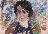 Portrait d'une femme by Anatoly Timofeevitch Zverev, Gouache, sold Dec 2025