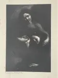 Hommage à Tolstoï. 1901 by Eugène Carrière, Lithographie, sold Nov 2025