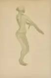 & Auguste RODIN (1840-1917) Femme debout de profil by Auguste Clot, Lithographie signée Aug, sold Nov 2025