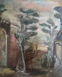 Porte de ville et musiciens by Philippe Le Molt, Toile, sold Oct 2025