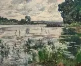 Reflets argentés by Marcel Parturier, 1941, Toile, sold Oct 2025