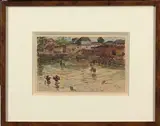 Trichinopoly by Paul-Albert Besnard, Aquarelle gouachée sur traits d'encre, sold Apr 2024