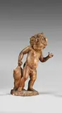 Bacchus enfant by Philippe Besnard, Plâtre à patine terre cuite, sold Apr 2024