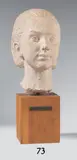 Portrait de sa fille Claude by Germaine Desgranges-Besnard, Plâtre original, sold Apr 2024