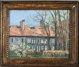 Saint Bresson by Germaine Desgranges, Gouache, sold Apr 2024