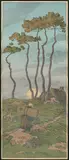 La Pleine Lune by Henri Rivière, Lithographie en couleurs sur papier, sold Apr 2024