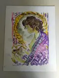 Sans titre by Liliane Lointier, Aquarelle, sold May 2025