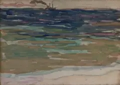 Marine by Maxime Maufra, Aquarelle, sold May 2025