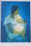 maternité by Louis Toffoli, Lithographie, sold May 2025