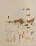 Composition by Pierre Emile Lelong, Aquarelle signée en bas à droite au crayon, sold Apr 2017