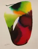Phenomena by Paul Jenkins, Aquarelle signée en bas à gauche, sold Apr 2017
