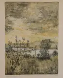 L’ETANG. 1967 by Bernard Gantner, Lithographie en couleurs, sold Mar 2017