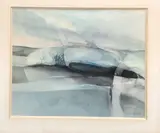 Paysage d'hiver by Jeanne Bessiere, Aquarelle signée en bas à droite, sold Nov 2025