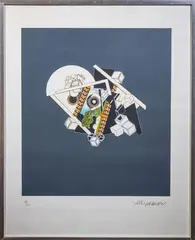 Sans titre by Alain Le Yaouanc, Lithographie signée en bas à droite et numérotée, sold Nov 2025