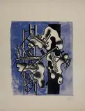 Paysage 48 by Fernand Léger, Lithographie en couleurs sur vélin d'Arches, sold Nov 2023