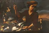 Le jeune chasseur by Baldassare de Caro, Toile, sold Dec 2024