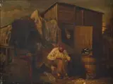 L'échoppe du cordonnier by Victor Mongodin, Panneau, sold Dec 2024