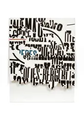 Sans titre by Arthur Aesbacher, 1976, Collage d’affiches déchirées contrecollées sur plexiglas signé et daté en bas à droite, co, sold Feb 2024