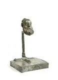 PORTRAIT DE CESAR by André Barelier, Bronze sculpture with green patina, sold Nov 2023
