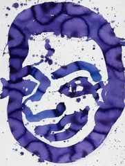 SANS TITRE (SF74-37) by Sam Francis, 1974, Aquarelle sur papier, tamponné de la signature et du cachet de l’estate au dos Watercolor, sold Nov 2023