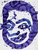 SANS TITRE (SF74-37) by Sam Francis, 1974, Aquarelle sur papier, tamponné de la signature et du cachet de l’estate au dos Watercolor, sold Nov 2023