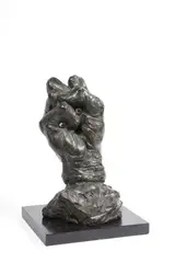 FIST by Enrico Donati, 1947, Bronze and glasses eyes, sold Nov 2023