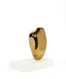 ROSE MYSTIQUE by Émile Gilioli, Bronze doré et poli, sold Nov 2023