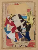 MOLY POULAIN by Arthur Aesbacher, 1962, Collage sur papier, sold Nov 2023
