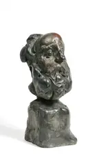 PORTRAIT DE CESAR by André Barelier, Bronze with brown patina, sold Nov 2023