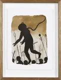 Sans titre by David de la Mano, Acrylique et lavis d’encre sur papier Acrylic and ink wash on paper, sold May 2023