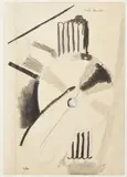 DENTS BLANCHES, CIRCA 1916-1917 by Francis Picabia, Encre, aquarelle et collage sur papier, sold Dec 2022